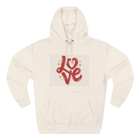 Three-Panel Fleece Hoodie