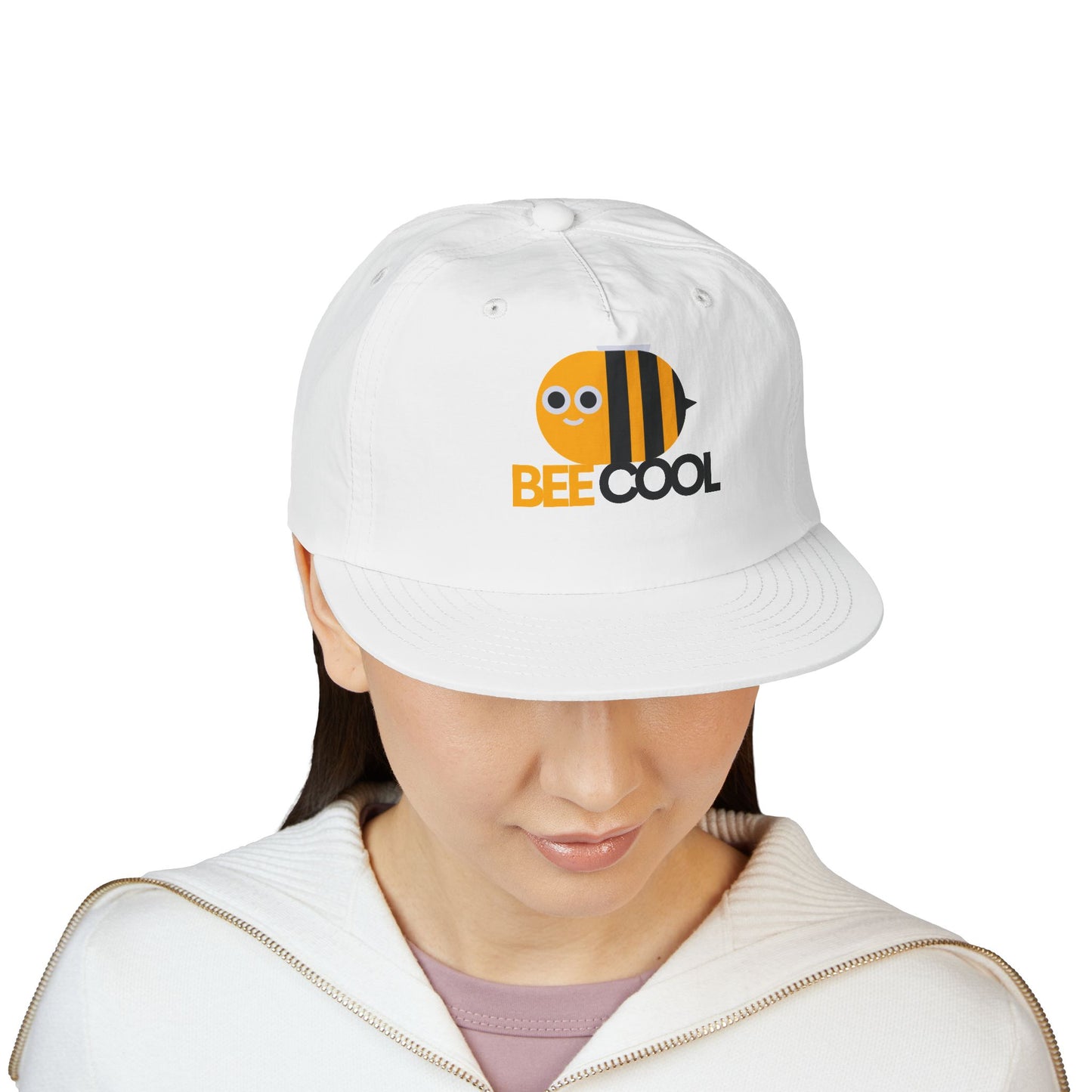 Bee Cool Surf Cap, Summer Beach Hat, Outdoor Sun Protection, Gift for Surfers, Fun Accessory for Kids